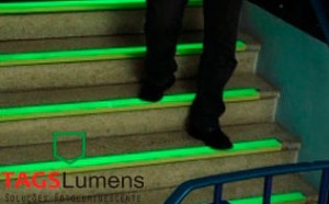 Fitas Fotoluminescentes Aplicação